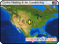 Cook’s Heating & Air Conditioning satellite map