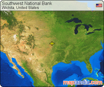 Southwest National Bank satellite map