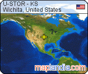 U-STOR - KS satellite map