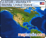 U-STOR - Wichita,KS satellite map