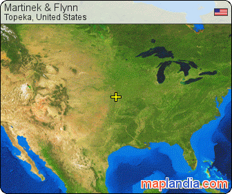 Martinek & Flynn satellite map