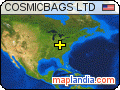 COSMICBAGS LTD satellite map