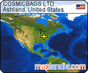 COSMICBAGS LTD satellite map
