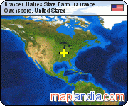 Branden Haines State Farm Insurance satellite map