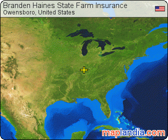 Branden Haines State Farm Insurance satellite map