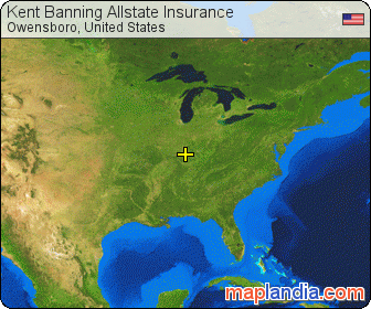 Kent Banning Allstate Insurance satellite map