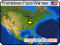 Hometown Pizza Warsaw satellite map