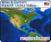 Miller & Durham satellite map