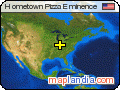Hometown Pizza Eminence satellite map