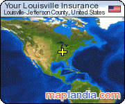 Your Louisville Insurance satellite map