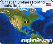 Christian Brothers Roofing satellite map