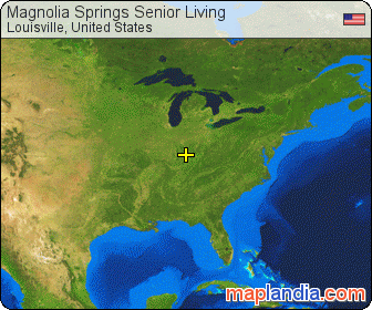 Magnolia Springs Senior Living satellite map