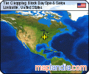 The Chopping Block Day Spa & Salon satellite map