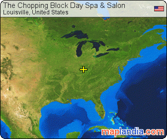 The Chopping Block Day Spa & Salon satellite map