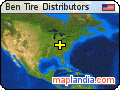 Ben Tire Distributors satellite map
