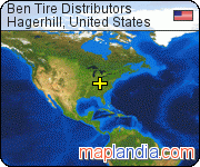 Ben Tire Distributors satellite map
