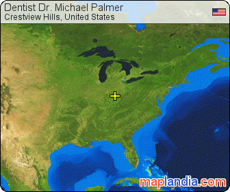Dentist Dr. Michael Palmer satellite map