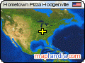 Hometown Pizza Hodgenville satellite map