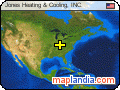 Jones Heating & Cooling, INC. satellite map