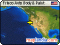 Frisco Auto Body & Paint satellite map