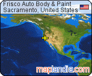 Frisco Auto Body & Paint satellite map