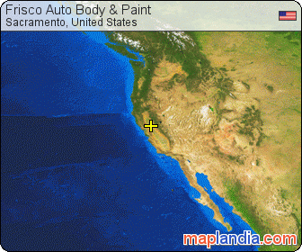 Frisco Auto Body & Paint satellite map