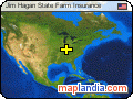 Jim Hagan State Farm Insurance satellite map