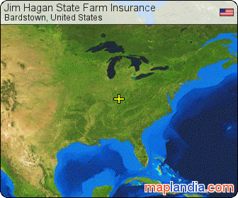 Jim Hagan State Farm Insurance satellite map