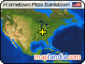 Hometown Pizza Bardstown satellite map