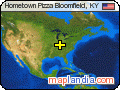 Hometown Pizza Bloomfield, KY satellite map