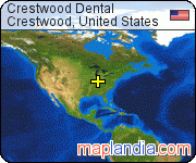Crestwood Dental satellite map