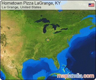 Hometown Pizza LaGrange, KY satellite map