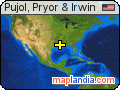 Pujol, Pryor & Irwin satellite map