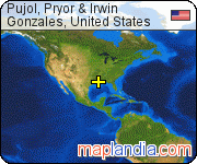 Pujol, Pryor & Irwin satellite map