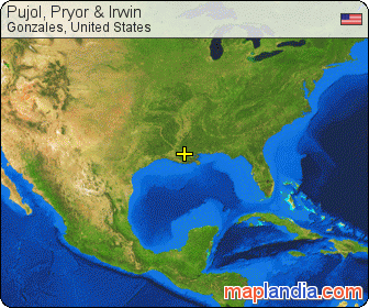 Pujol, Pryor & Irwin satellite map