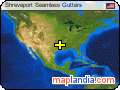 Shreveport Seamless Gutters satellite map