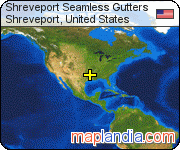 Shreveport Seamless Gutters satellite map