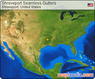 Shreveport Seamless Gutters satellite map