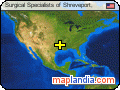 Surgical Specialists of Shreveport, satellite map