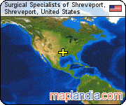 Surgical Specialists of Shreveport, satellite map