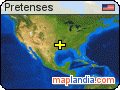 Pretenses satellite map