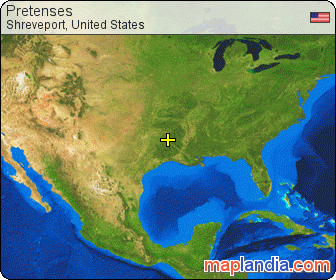 Pretenses satellite map