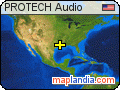 PROTECH Audio satellite map