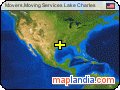 Movers,Moving Services Lake Charles satellite map