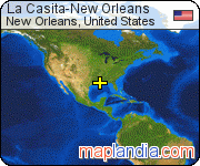 La Casita-New Orleans satellite map