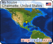 My house satellite map