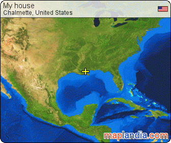 My house satellite map