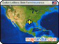 Dalton LeBlanc State Farm Insurance satellite map