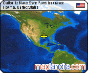 Dalton LeBlanc State Farm Insurance satellite map