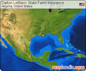 Dalton LeBlanc State Farm Insurance satellite map